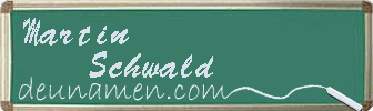 Martin Schwald Visitenkarte